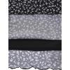 imageAvanova Women Mesh Floral Boho High Waist Midi Skirt Lettuce Trim Summer A Line SkirtBlack Floral J