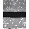 imageAvanova Women Mesh Floral Boho High Waist Midi Skirt Lettuce Trim Summer A Line SkirtBlack White