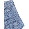 imageAvanova Women Mesh Floral Boho High Waist Midi Skirt Lettuce Trim Summer A Line SkirtBlue Floral C