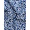 imageAvanova Women Mesh Floral Boho High Waist Midi Skirt Lettuce Trim Summer A Line SkirtBlue Floral C