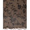 imageAvanova Women Mesh Floral Boho High Waist Midi Skirt Lettuce Trim Summer A Line SkirtBrown Floral