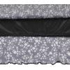 imageAvanova Women Mesh Floral Boho High Waist Midi Skirt Lettuce Trim Summer A Line SkirtDitsy Black