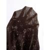 imageAvanova Women Mesh Floral Boho High Waist Midi Skirt Lettuce Trim Summer A Line SkirtFloral Dark Brown