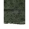 imageAvanova Women Mesh Floral Boho High Waist Midi Skirt Lettuce Trim Summer A Line SkirtGreen Flower