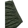 imageAvanova Women Mesh Floral Boho High Waist Midi Skirt Lettuce Trim Summer A Line SkirtGreen Flower