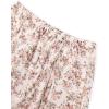 imageAvanova Women Mesh Floral Boho High Waist Midi Skirt Lettuce Trim Summer A Line SkirtPink Floral