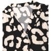 imageAvanova Women Pattern Print Button Down Blouse Top Long Sleeve Work Business ShirtBlack Leopard