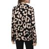 imageAvanova Women Pattern Print Button Down Blouse Top Long Sleeve Work Business ShirtBlack Leopard