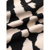 imageAvanova Women Pattern Print Button Down Blouse Top Long Sleeve Work Business ShirtBlack Leopard