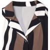 imageAvanova Women Pattern Print Button Down Blouse Top Long Sleeve Work Business ShirtBrown
