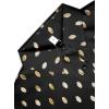 imageAvanova Women Pattern Print Button Down Blouse Top Long Sleeve Work Business ShirtGold Dot Black