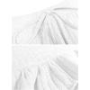imageAvanova Women Ruffle Ribbed Knit Pajama Set Cami Top Shorts 2 Piece Sleepwear SetWhite