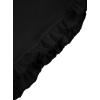 imageAvanova Women Sexy 2 Piece Pajama Set Ruffle Trim Cami Top and Shorts Sleepwear SetBlack