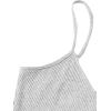 imageAvanova Women Sexy 2 Piece Pajama Set Ruffle Trim Cami Top and Shorts Sleepwear SetGrey