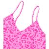imageAvanova Women Sexy 2 Piece Pajama Set Ruffle Trim Cami Top and Shorts Sleepwear SetHot Pink Leopard