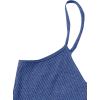imageAvanova Women Sexy 2 Piece Pajama Set Ruffle Trim Cami Top and Shorts Sleepwear SetNavy