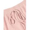 imageAvanova Women Sexy 2 Piece Pajama Set Ruffle Trim Cami Top and Shorts Sleepwear SetPink