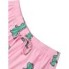 imageAvanova Women Sexy 2 Piece Pajama Set Ruffle Trim Cami Top and Shorts Sleepwear SetPink E