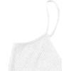 imageAvanova Women Sexy 2 Piece Pajama Set Ruffle Trim Cami Top and Shorts Sleepwear SetWhite B