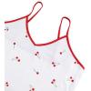 imageAvanova Women Sexy 2 Piece Pajama Set Ruffle Trim Cami Top and Shorts Sleepwear SetWhite C