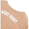 imageAvanova Women West Coast Graphic Off Shoulder Sweatshirt Boat Neck Long Sleeve Oversized Pullover ShirtBeige
