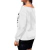 imageAvanova Women West Coast Graphic Off Shoulder Sweatshirt Boat Neck Long Sleeve Oversized Pullover ShirtWhite a