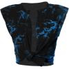 imageAvanova Womens Sleeveless Open Front Crop Top Sexy Tie Knot TShirt Basic SolidTie Dye Blue