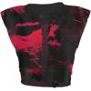 imageAvanova Womens Sleeveless Open Front Crop Top Sexy Tie Knot TShirt Basic SolidTie Dye Red