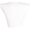 imageAvanova Womens Sleeveless Open Front Crop Top Sexy Tie Knot TShirt Basic SolidWhite