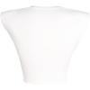 imageAvanova Womens Sleeveless Open Front Crop Top Sexy Tie Knot TShirt Basic SolidWhite Ny