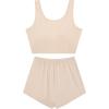 imageAvanova Womens Cute 2 Piece Tank Top Shorts Pajama Sets Sleepwear LoungewearApricot