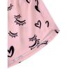 imageAvanova Womens Cute 2 Piece Tank Top Shorts Pajama Sets Sleepwear LoungewearPink Heart