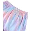 imageAvanova Womens Pajama Set Satin Short Sleeve Button Down 2 Piece SleepwearTie Dye Mulit