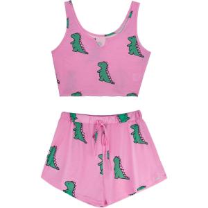 imageAvanova Womens Cute 2 Piece Tank Top Shorts Pajama Sets Sleepwear LoungewearHot Pink C