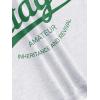 imageAvanova Women Graphic Raglan Short Sleeve Crop Top Color Block Crewneck Baby Tee ShirtGreen White