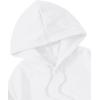 imageAvanova Women Los Angeles Graphic Drawstring Crop Hoodie Long Sleeve Drop Shoulder Pullover SweatshirtWhite