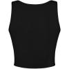 imageAvanova Women Ribbed Knit Graphic Crop Top Sleeveless Sexy Summer Tank ShirtBlack Mushroom