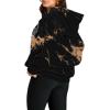 imageAvanova Women Tie Dye Skull Graphic Hoodie Oversized Long Sleeve Pullover Sweatshirt with PocketTie Dye Hand