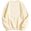 imageAvanova Women USA Flag Graphic Oversized Sweatshirt Crewneck Long Sleeve Pullover ShirtsLetter Beige