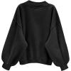 imageAvanova Women USA Graphic V Neck Sweatshirts Top Drop Shoulder Long Sleeve Pullover ShirtBlack B