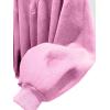 imageAvanova Women USA Graphic V Neck Sweatshirts Top Drop Shoulder Long Sleeve Pullover ShirtPink