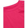 imageAvanova Women Distressed Loose Crop Top Oversized Short Sleeve Ripped Tee ShirtHot Pink