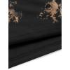 imageAvanova Women Distressed Loose Crop Top Oversized Short Sleeve Ripped Tee ShirtTie Dye Brown