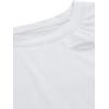 imageAvanova Women Distressed Loose Crop Top Oversized Short Sleeve Ripped Tee ShirtWhite