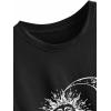 imageAvanova Women Graphic Oversized Ripped Boxy Tee Shirt Distressed Short Sleeve Crop TopBlack 11