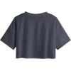 imageAvanova Women Graphic Oversized Ripped Boxy Tee Shirt Distressed Short Sleeve Crop TopGrey Moon