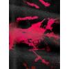 imageAvanova Women Graphic Oversized Ripped Boxy Tee Shirt Distressed Short Sleeve Crop TopTie Dye Red