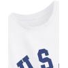 imageAvanova Women Graphic Oversized Ripped Boxy Tee Shirt Distressed Short Sleeve Crop TopWhite Y2