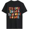 imageAvanova Women Graphic Oversized TShirt Short Sleeve Letter Print Loose Tee TopBlack
