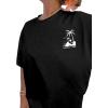 imageAvanova Women Graphic Oversized TShirt Short Sleeve Letter Print Loose Tee TopBlack Beach